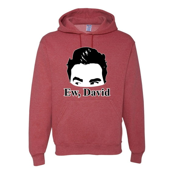 Wild Bobby, Funny Ew, David Meme Alexis & Moira, Pop Culture, Unisex Graphic Hoodie Sweatshirt, Vintage Heather Red, 2XL