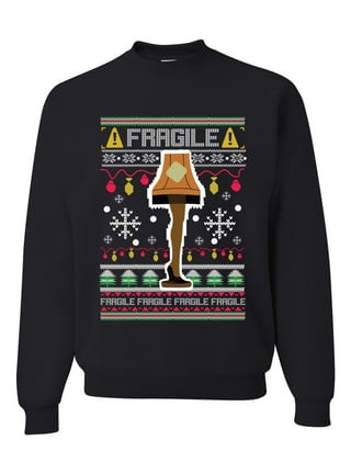 Light up leg lamp sweater deals