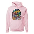 thumbnail image 1 of Wild Bobby, Funny Neon Sloth | Dean Russo Art Animal Lover Unisex Hoodie Sweatshirt, Light Pink, 3XL, 1 of 5