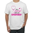 thumbnail image 1 of Wild Bobby, Funny Nurse Whats Your Superpower Nurse Week, Inspirational/Christian, Men Graphic Tee, White, 3X-Large, 1 of 4