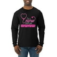 thumbnail image 1 of Wild Bobby, Funny Nurse Whats Your Superpower Nurse Week, Inspirational/Christian, Men Long Sleeve Shirt, Black, Medium, 1 of 4