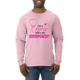 thumbnail image 1 of Wild Bobby, Funny Nurse Whats Your Superpower Nurse Week, Inspirational/Christian, Men Long Sleeve Shirt, Light Pink, Medium, 1 of 4