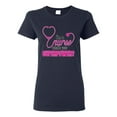 thumbnail image 1 of Wild Bobby, Funny Nurse Whats Your Superpower Nurse Week, Inspirational/Christian, Women Graphic Tee, Navy, X-Large, 1 of 4
