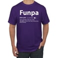 thumbnail image 1 of Wild Bobby,Funpa Like A Regular Grandpa Only Way Cooler, Father's Day, Men Graphic Tees, Purple, Large, 1 of 3