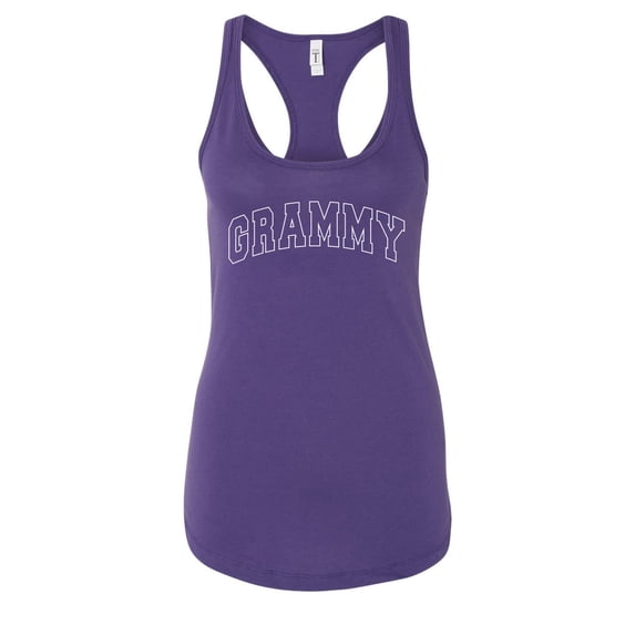 Wild Bobby GRAMMY Varsity Letters Women Racerback Tank Top