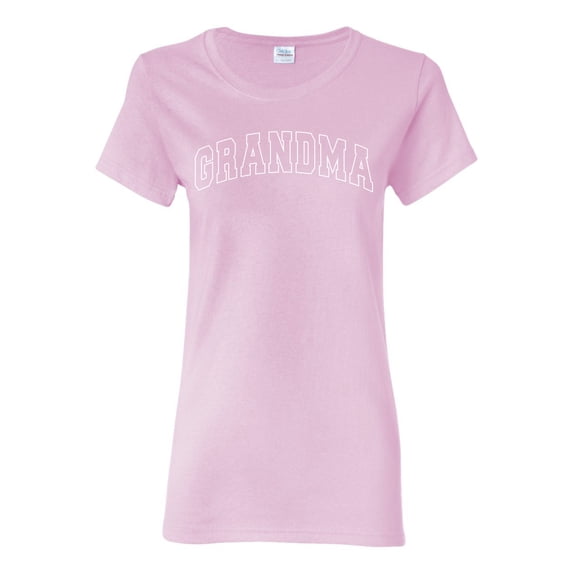 Wild Bobby GRANDMA Varsity Letters Women Graphic Tee