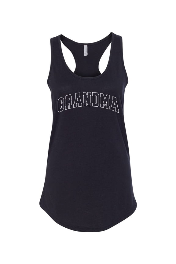 GRANDMA Varsity Letters Women Racerback Tank Top