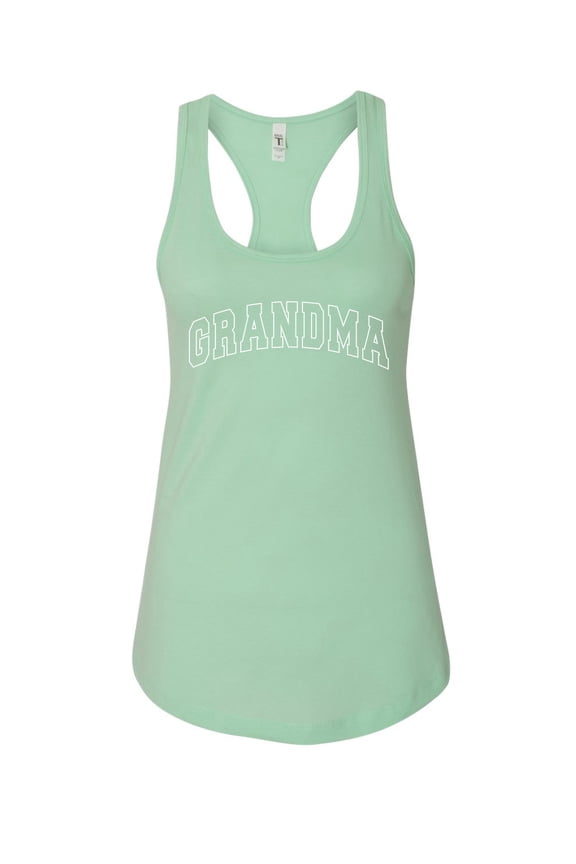 GRANDMA Varsity Letters Women Racerback Tank Top
