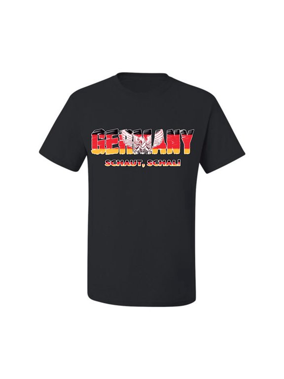 Germany Flag Pride Eagle Graphic Schaut Schal | Unisex Novelty Graphic T-Shirt | Soccer Football Fan Gift for Men Women Unisex Men Tee