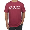 thumbnail image 1 of Wild Bobby, Goat God Over All Things Inspirational/Christian Men Graphic Tee, Vintage Heather Red, 5X-Large, 1 of 6