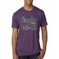 thumbnail image 1 of Wild Bobby, God Grant Me Serenity Courage and Wisdom Prayer Faith, Inspirational/Christian, Men Premium Tri Blend Tee, Vintage Purple, X-Large, 1 of 3