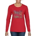 thumbnail image 1 of Wild Bobby, God Grant Me Serenity Courage and Wisdom Prayer Faith, Inspirational/Christian, Women Graphic Long Sleeve Tee, Red, Medium, 1 of 3