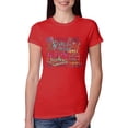 thumbnail image 1 of Wild Bobby, God Grant Me Serenity Courage and Wisdom Prayer Faith, Inspirational/Christian, Women Slim Fit Junior Tee, Red, Large, 1 of 3