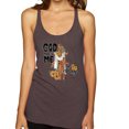 thumbnail image 1 of Wild Bobby God Made Me This Way Cross with Sunflowers Inspirational/Christian Women Tri-Blend Racerback Tank Top, Brown, Medium, 1 of 6