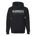 thumbnail image 1 of Wild Bobby Godfidence- Knowing I Can't But He Can Blue and Brown Cheetah Print Inspirational/Christian Unisex Hoodie Sweatshirt, Black, Small, 1 of 6