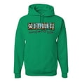 thumbnail image 1 of Wild Bobby Godfidence- Knowing I Can't But He Can Blue and Brown Cheetah Print Inspirational/Christian Unisex Hoodie Sweatshirt, Kelly, 3X-Large, 1 of 6