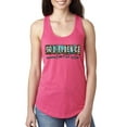thumbnail image 1 of Wild Bobby Godfidence- Knowing I Can't But He Can Blue and Brown Cheetah Print Inspirational/Christian Women Racerback Tank Top, Hot Pink, Large, 1 of 6