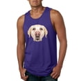 thumbnail image 1 of Wild Bobby, Golden Retriever Cute Gift, Dog Lover, Men Graphic Tank Top, Purple, Medium, 1 of 4