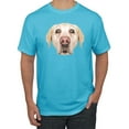 thumbnail image 1 of Wild Bobby, Golden Retriever Cute Gift, Dog Lover, Men Graphic Tee, Light Turquoise, X-Large, 1 of 4