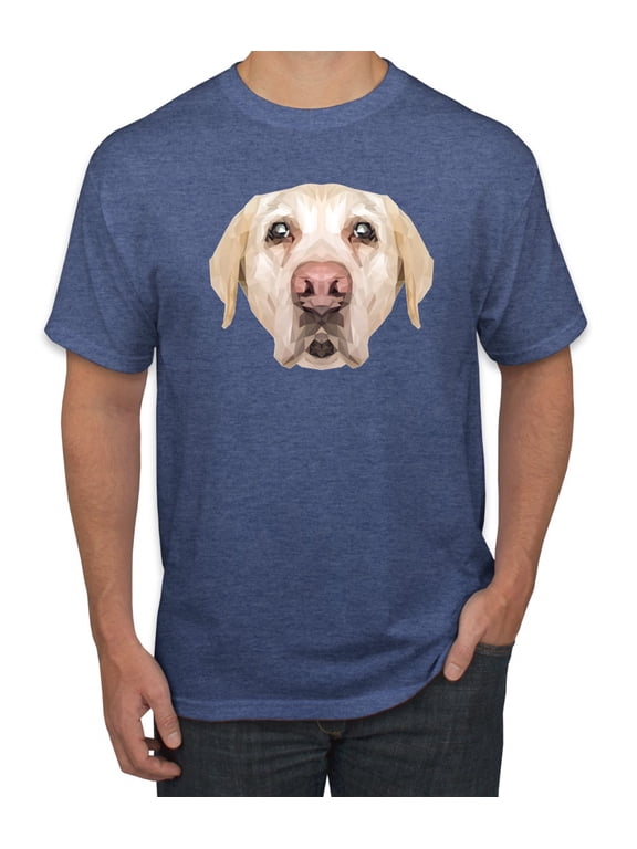 , Golden Retriever Cute Gift, Dog Lover, Men Graphic Tee, Vintage Heather Blue, X-Large