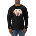 thumbnail image 1 of Wild Bobby, Golden Retriever Cute Gift, Dog Lover, Men Long Sleeve Shirt, Black, Small, 1 of 4