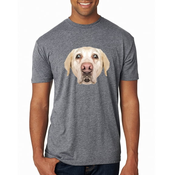 Wild Bobby, Golden Retriever Cute Gift, Dog Lover, Men Premium Tri Blend Tee, Premium Heather, Small