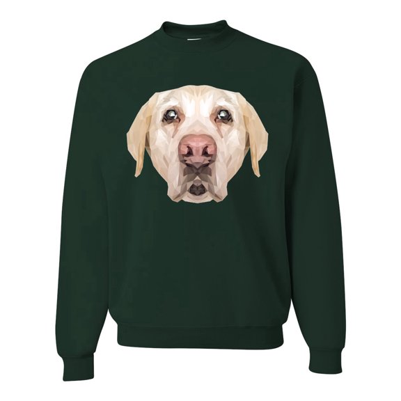 Wild Bobby, Golden Retriever Cute Gift, Dog Lover, Unisex Crewneck Graphic Sweatshirt, Forest Green, X-Large