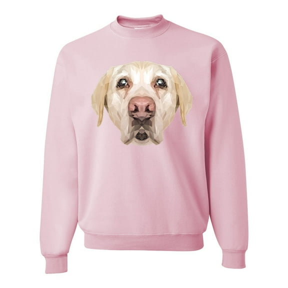 Wild Bobby, Golden Retriever Cute Gift, Dog Lover, Unisex Crewneck Graphic Sweatshirt, Light Pink, X-Large