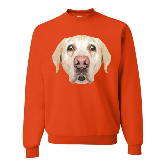 Wild Bobby, Golden Retriever Cute Gift, Dog Lover, Unisex Crewneck Graphic Sweatshirt, Orange, Large