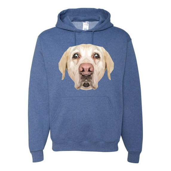 Wild Bobby, Golden Retriever Cute Gift, Dog Lover, Unisex Graphic Hoodie Sweatshirt, Vintage Heather Blue, Large