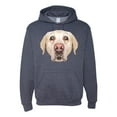 thumbnail image 1 of Wild Bobby, Golden Retriever Cute Gift, Dog Lover, Unisex Graphic Hoodie Sweatshirt, Vintage Heather Navy, X-Large, 1 of 4