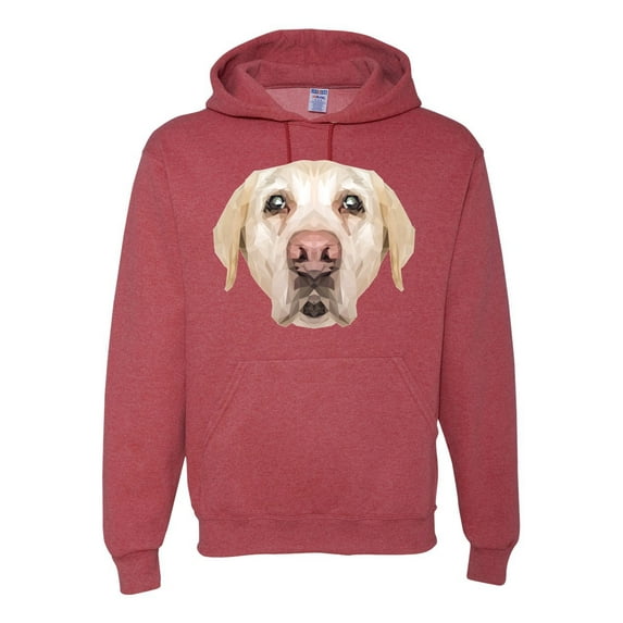 Wild Bobby, Golden Retriever Cute Gift, Dog Lover, Unisex Graphic Hoodie Sweatshirt, Vintage Heather Red, Small