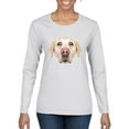 thumbnail image 1 of Wild Bobby, Golden Retriever Cute Gift, Dog Lover, Women Graphic Long Sleeve Tee, White, XX-Large, 1 of 4