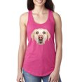 thumbnail image 1 of Wild Bobby, Golden Retriever Cute Gift, Dog Lover, Women Racerback Tank Top, Raspberry, Small, 1 of 4