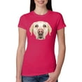 thumbnail image 1 of Wild Bobby, Golden Retriever Cute Gift, Dog Lover, Women Slim Fit Junior Tee, Raspberry, X-Large, 1 of 4