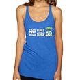 thumbnail image 1 of Wild Bobby Good Vibes High Tides Streetwear Women Tri-Blend Racerback Tank Top, 1 of 6