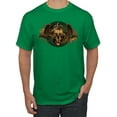 thumbnail image 1 of Wild Bobby, Gothic Skull and Dragon, Pop Culture, Men Graphic Tees, Kelly, Medium, 1 of 3