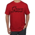 thumbnail image 1 of Wild Bobby Grace Wins Script Inspirational/Christian Men Graphic Tee, Red, 3X-Large, 1 of 5