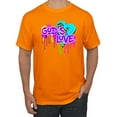 thumbnail image 1 of Wild Bobby, Graffiti Art God's Love, Inspirational/Christian, Men Graphic Tee, Orange, XX-Large, 1 of 4