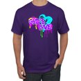 thumbnail image 1 of Wild Bobby, Graffiti Art God's Love, Inspirational/Christian, Men Graphic Tee, Purple, XX-Large, 1 of 4