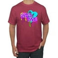 thumbnail image 1 of Wild Bobby, Graffiti Art God's Love, Inspirational/Christian, Men Graphic Tee, Vintage Heather Red, 5X-Large, 1 of 4