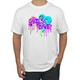 thumbnail image 1 of Wild Bobby, Graffiti Art God's Love, Inspirational/Christian, Men Graphic Tee, White, 3X-Large, 1 of 4