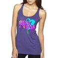 thumbnail image 1 of Wild Bobby, Graffiti Art God's Love, Inspirational/Christian, Women Tri-Blend Racerback Tank Top, Purple Rush, X-Large, 1 of 4