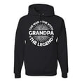 thumbnail image 1 of Wild Bobby, Grandpa Man Myth Legend Funny Dad Uncle Papa Dad Gift, Father's Day, Unisex Graphic Hoodie Sweatshirt, Black, Small, 1 of 4