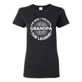thumbnail image 1 of Wild Bobby, Grandpa Man Myth Legend Funny Dad Uncle Papa Dad Gift, Father's Day, Women Graphic Tee, Black, Small, 1 of 4