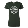 thumbnail image 1 of Wild Bobby, Grandpa Man Myth Legend Funny Dad Uncle Papa Dad Gift, Father's Day, Women Graphic Tee, Forest Green, Large, 1 of 4