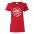thumbnail image 1 of Wild Bobby, Grandpa Man Myth Legend Funny Dad Uncle Papa Dad Gift, Father's Day, Women Graphic Tee, Red, Small, 1 of 4