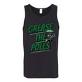 thumbnail image 1 of Wild Bobby Grease the Poles Broad Street Philadelphia Football Sports Men Graphic Tank Top, Black, Small, 1 of 5