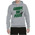 thumbnail image 1 of Wild Bobby Grease the Poles Broad Street Philadelphia Football Sports Unisex Graphic Hoodie Sweatshirt, Heather Grey, Small, 1 of 5