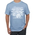 thumbnail image 1 of Wild Bobby, Greaser Outlaw Hot Rod Gambling Mechanic Pop Culture Men's Graphic T-Shirt, Light Blue, Large, 1 of 3